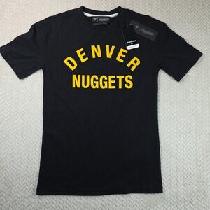 Fanatics Signature Denver Nuggets Stitched Cotton Shirt Black Mens XS New